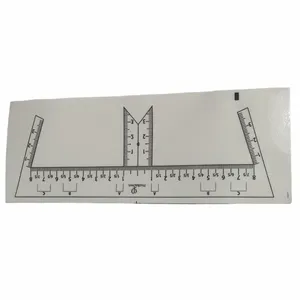 خط کش تراز ابرو تتو مدل Pümik
