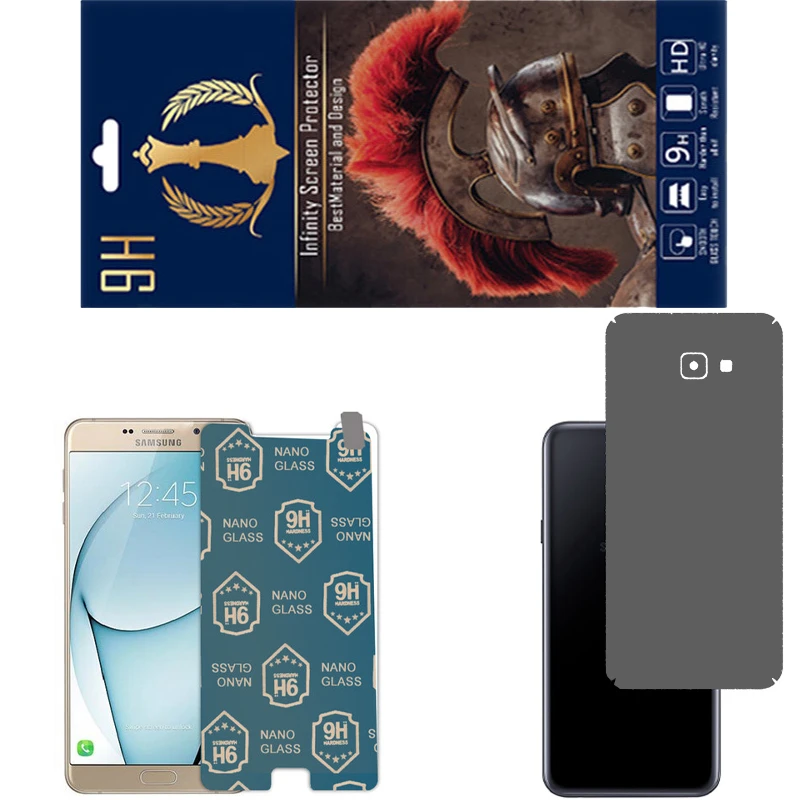 محافظ صفحه نمایش اینفینیتی مدل PRO مناسب برای گوشی موبایل سامسونگ GALAXY A9 2016 / A910 به همراه برچسب پوششی