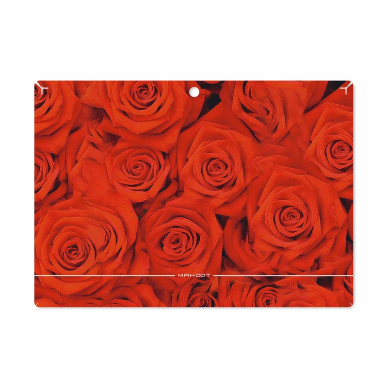 برچسب پوششی ماهوت مدل Red-Flower مناسب برای تبلت لنوو Miix 320 2017