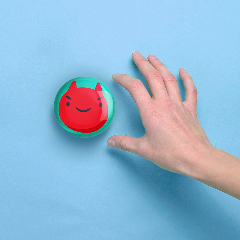 آینه جیبی خندالو مدل ایموجی Emoji  کد 3012