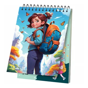 دفتر یادداشت 50 برگ کایرا مدل دختر مدرسه