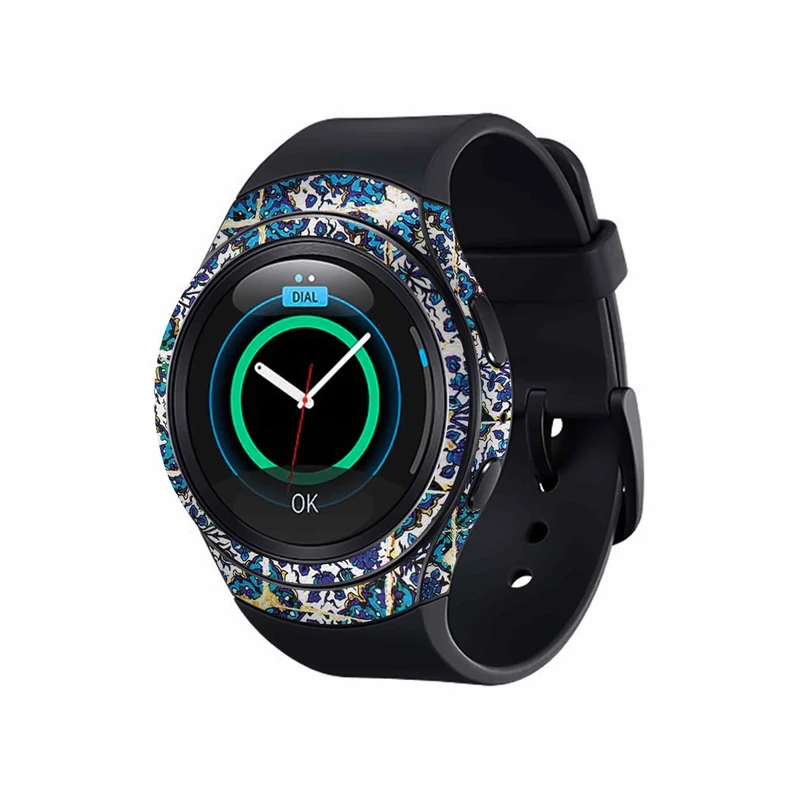 برچسب ماهوت طرح Traditional_Tile مناسب برای ساعت هوشمند سامسونگ Galaxy Gear S2