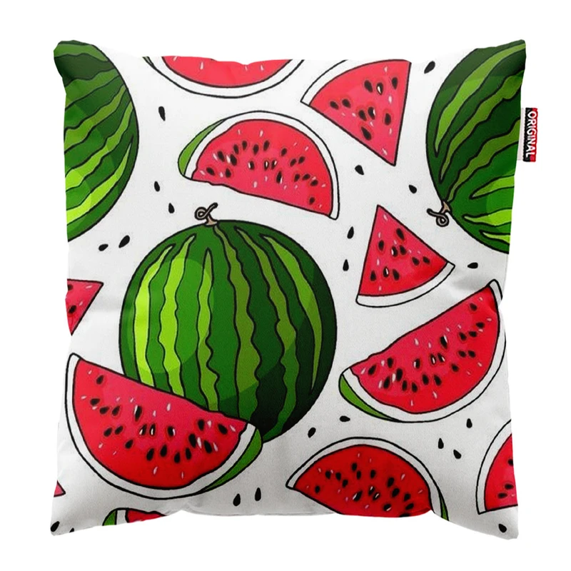   کوسن پاد آفرین طرح هندونه سایز 30*30 سانتی متر کد 1007