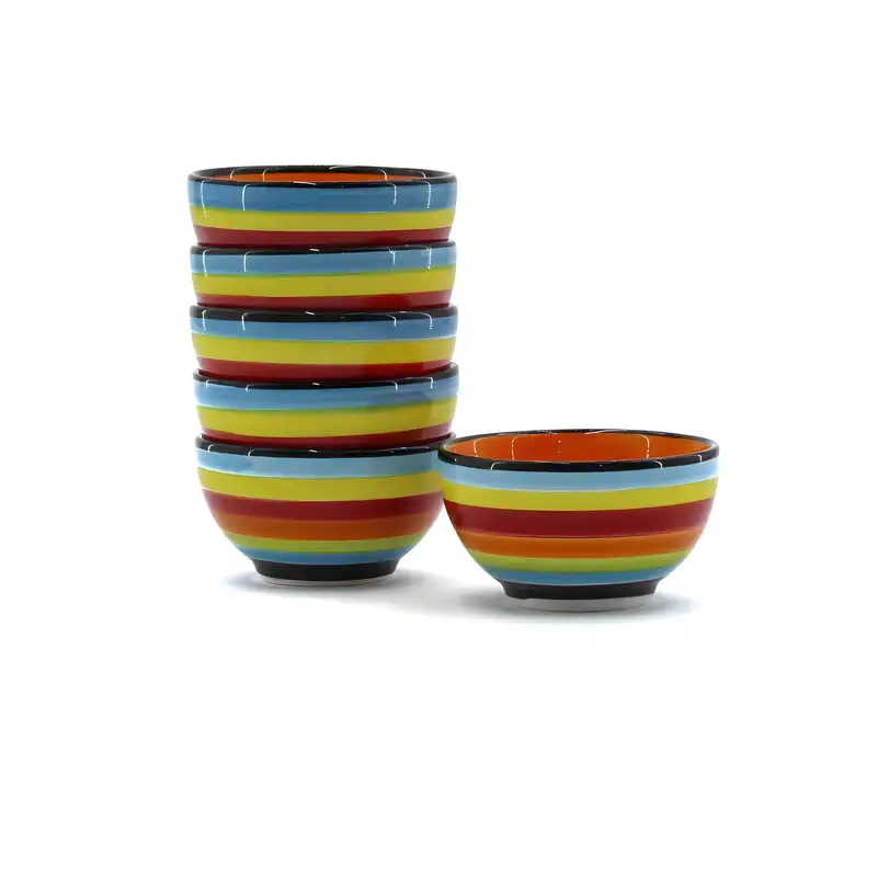 کاسه سرامیکی مدل ترشی خوری بسته 6 عددی