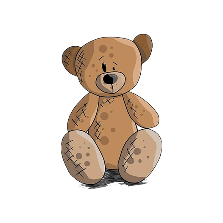 استیکر پارچه و لباس پاد آفرین مدل تدی کد 743