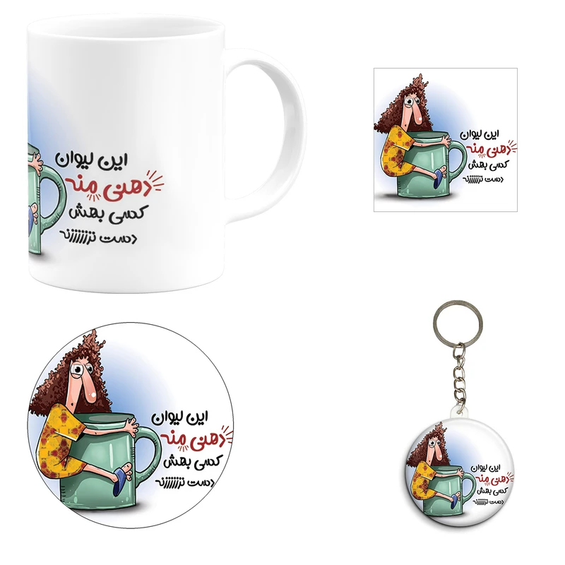 ست هدیه ماگ مدل لیوان دهنی کد A4