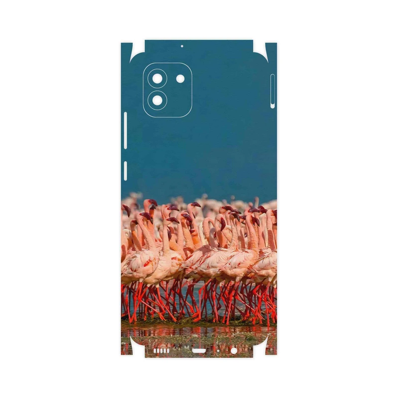 برچسب پوششی ماهوت مدل Flamingo-FullSkin مناسب برای گوشی موبایل سامسونگ Galaxy A03