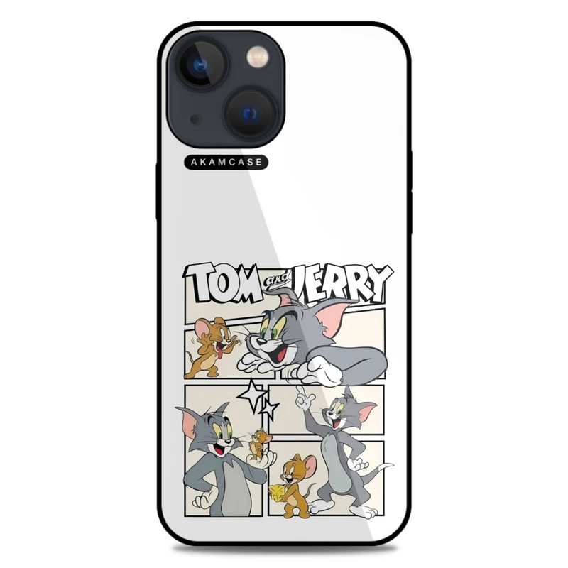 کاور آکام مدل AMC-WA13M-TOM & JERRY1 مناسب برای گوشی موبایل اپل iPhone 13 Mini