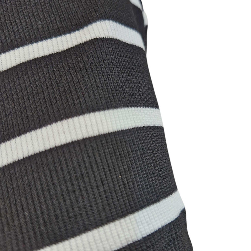 بلوز آستین کوتاه زنانه مدل 1290 راه راه  رنگ مشکی