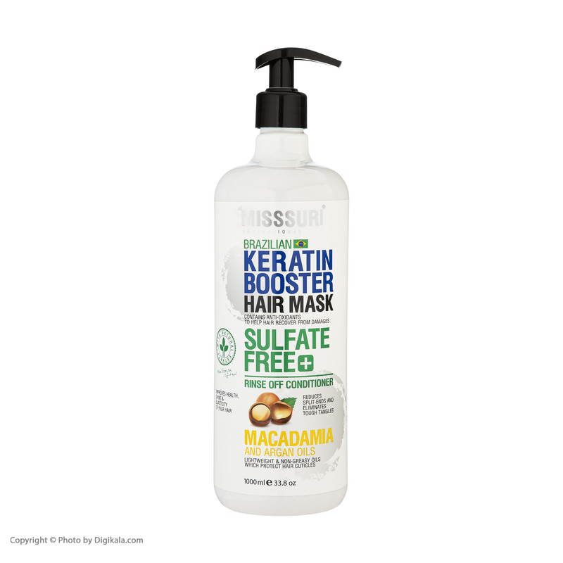 ماسک مو میسوری مدل KERATIN BOOSTER حجم 1000 میلی لیتر