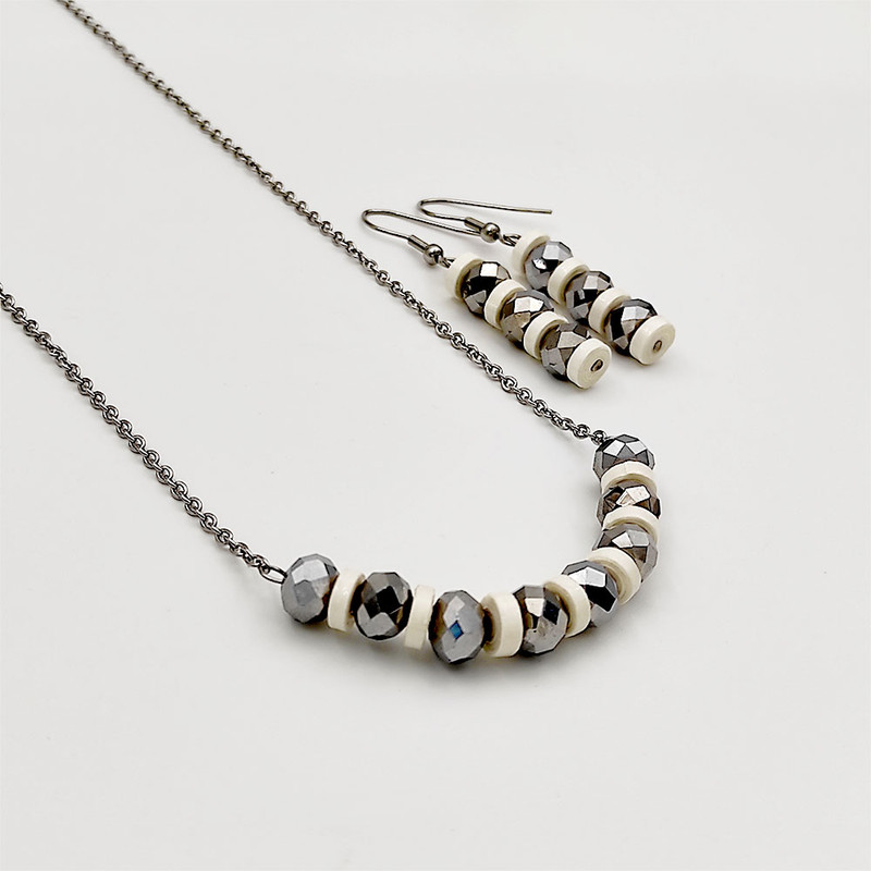 نیم ست زنانه مدل استیل طرح کریستال کد H029 نیم ست زنانه مدل استیل طرح کریستال کد H029