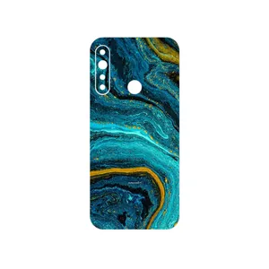MAHOOT Turquoise marblewith golden streaks Cover Sticker for Gplus P10 Plus