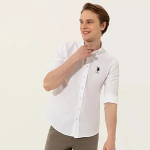 پیراهن آستین بلند مردانه یو اس پولو مدل 50254188-VR013