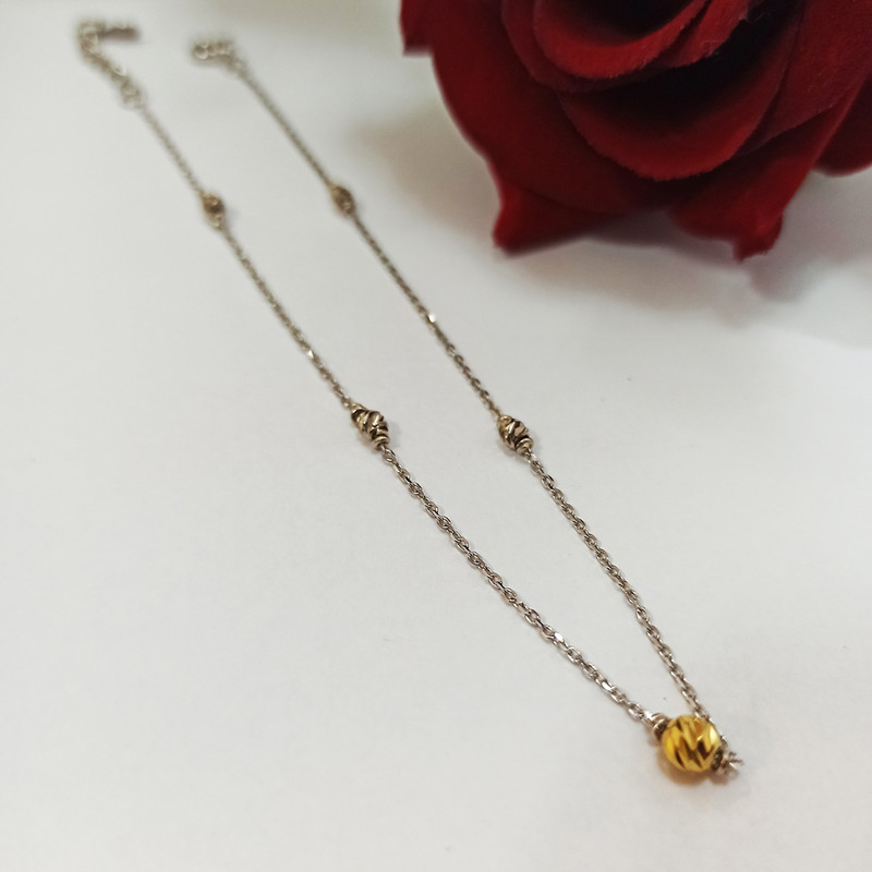 پابند نقره زنانه سلین کالا مدل ساچمه ای ce-As8