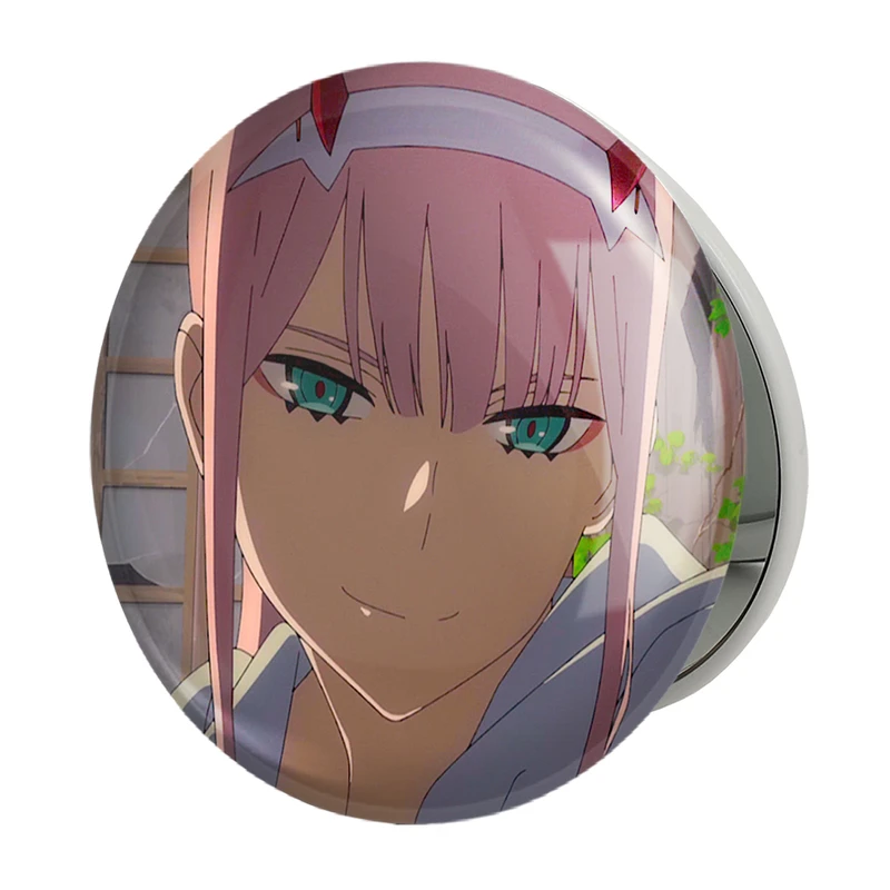 آینه جیبی خندالو طرح زیروتو انیمه دارلینگ در فرنکس مدل تاشو کد 11974 