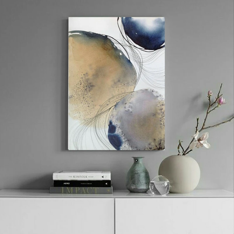 تابلو شاسی مدل مینیمال طرح ابر و باد کد AR8795