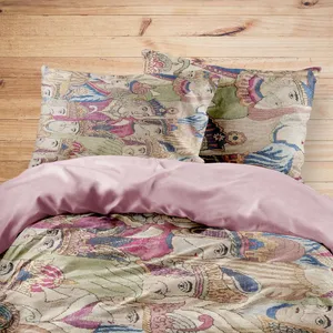 سرویس روتختی مدوپد طرح فرش تابلو مدل C-T00003 یک نفره 4 تکه