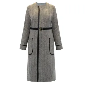 پالتو زنانه مدل پشمی جناقی