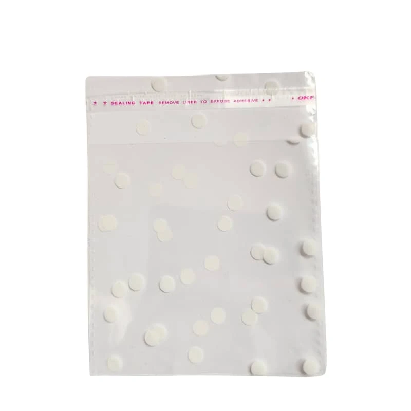 سلفون بسته بندی مدل لبه چسبدار طرح خال خالی 20 × 4 بسته 30 عددی