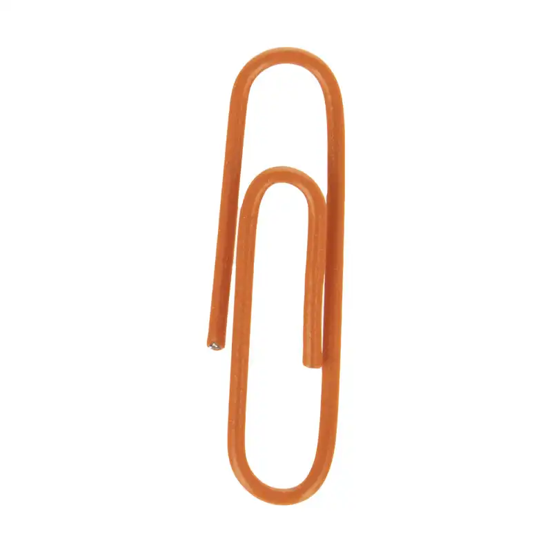 گیره کاغذ پنتر مدل روکش رنگی بسته 100 عددی