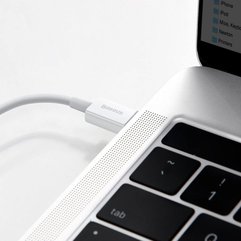 کابل تبدیل USB-C به لایتنینگ باسئوس مدل CATLYS-02 طول 0.25 متر
