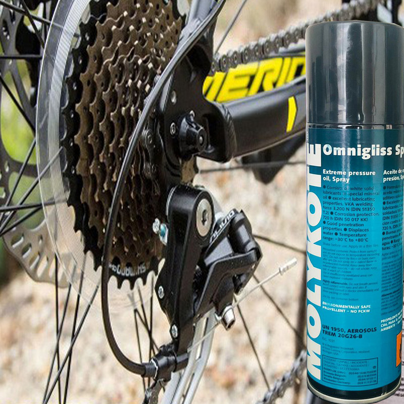 اسپری روان کننده زنجیر مولیکوت مدل Omnigliss حجم 300 میلی لیتر