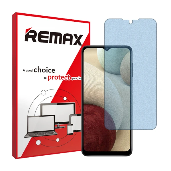 محافظ صفحه نمایش مات آنتی بلو ریمکس مدل HyMBLU مناسب برای گوشی موبایل سامسونگ Galaxy A12 