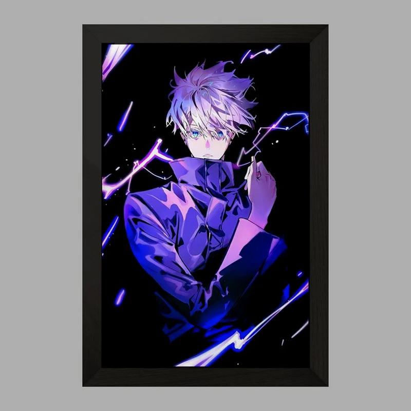 تابلو خندالو مدل گوجو ساتورو انیمه جوجوتسو کایزن  کد 11122