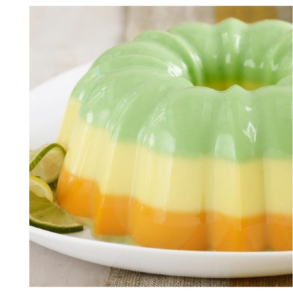 قالب ژله و دسر به گز مدل شیفون گل قالب ژله و دسر به گز مدل شیفون گل