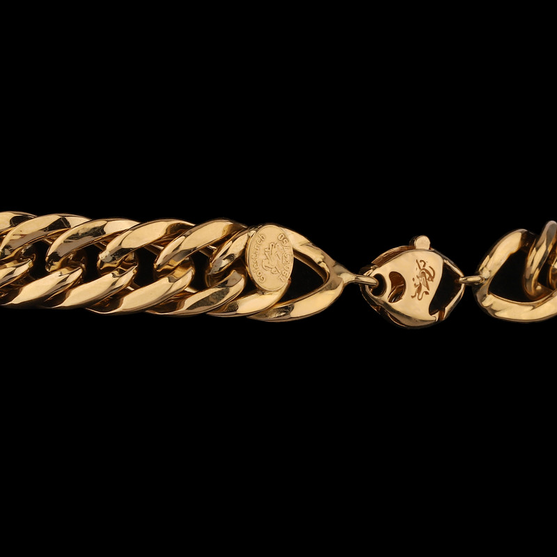 گردنبند طلا با طرح کارتیه 18 عیار زنانه صلاحی گلد مدل 17243