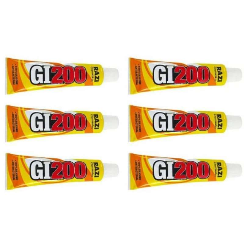 چسب آکواریوم رازی مدل GI200 وزن 30 گرم بسته 6 عددی
