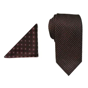 ست کراوات و دستمال جیب مردانه نکست مدل SRF