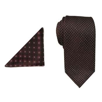 ست کراوات و دستمال جیب مردانه نکست مدل SRF