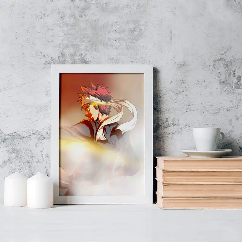 تابلو خندالو مدل سوما انیمه جنگ غذاها کد 16989