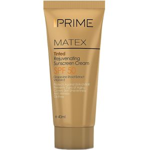 کرم ضد آفتاب پریم مدل Matex Tinted SPF50 حجم 40 میلی لیتر