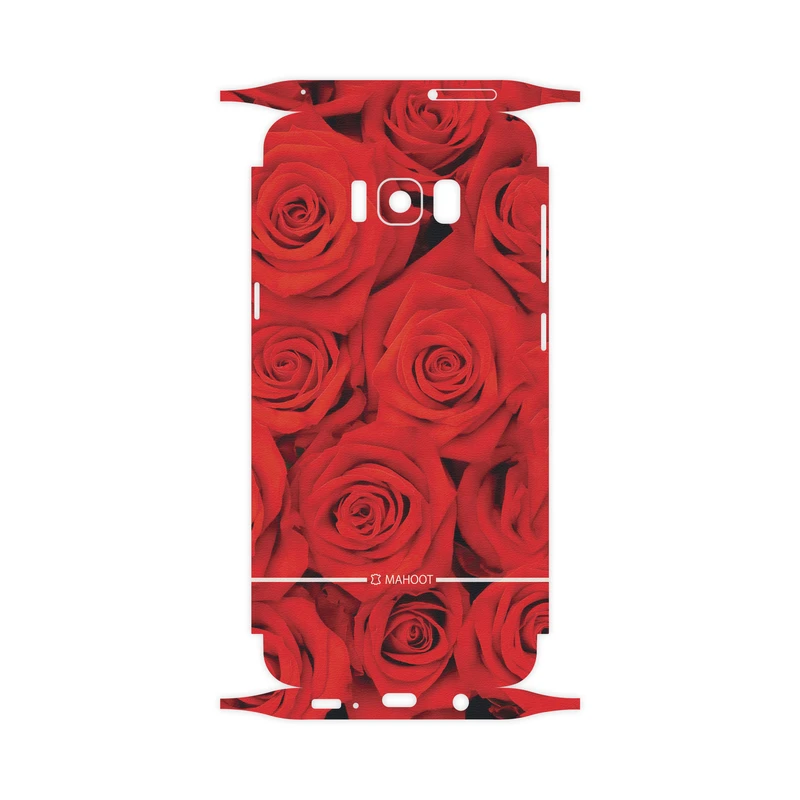 برچسب پوششی ماهوت مدل Red-Flower-FullSkin  مناسب برای گوشی موبایل سامسونگ Galaxy S9