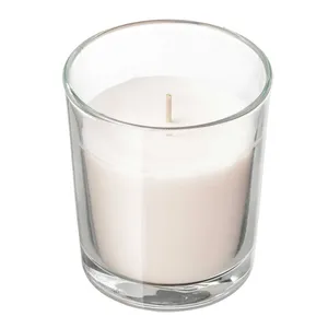 شمع طرح شیشه ای 