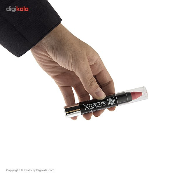 رژلب مدادی دی ام جی ام سری Xtreme Matte مدل Coral Berry شماره 04