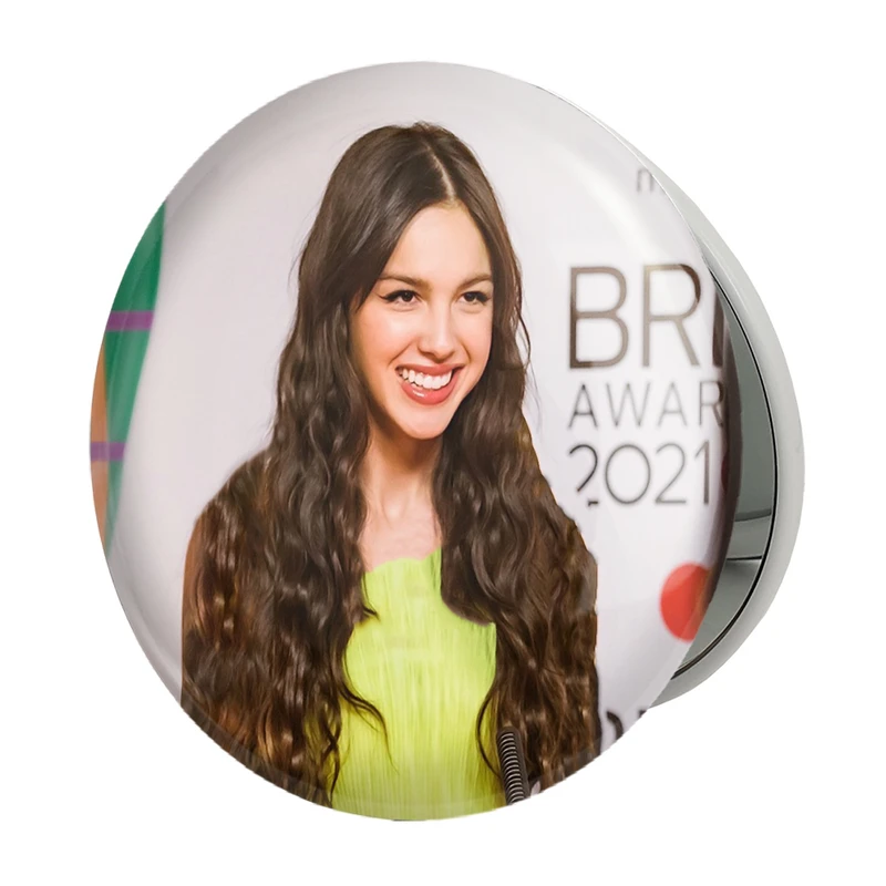 آینه جیبی خندالو طرح اولیویا رودریگو Olivia Rodrigo مدل تاشو کد 19265 