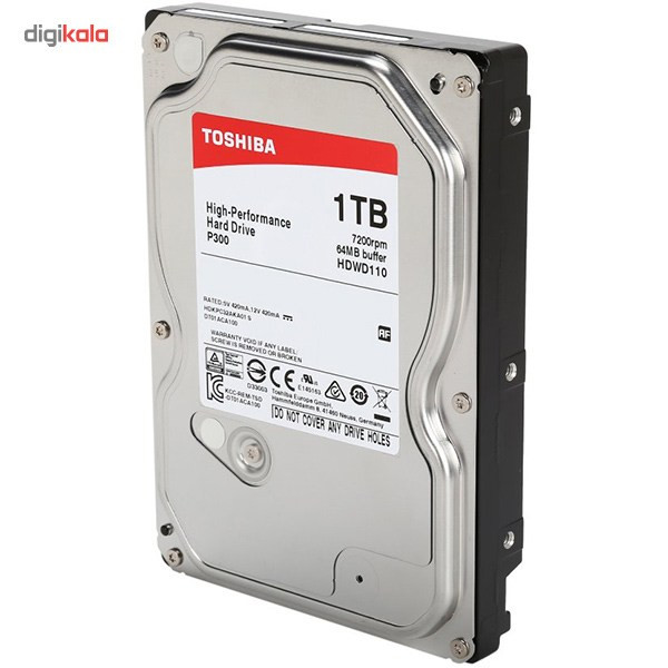 هارددیسک اینترنال توشیبا مدل P300 HDWD110UZSVA ظرفیت 1 ترابایت 2