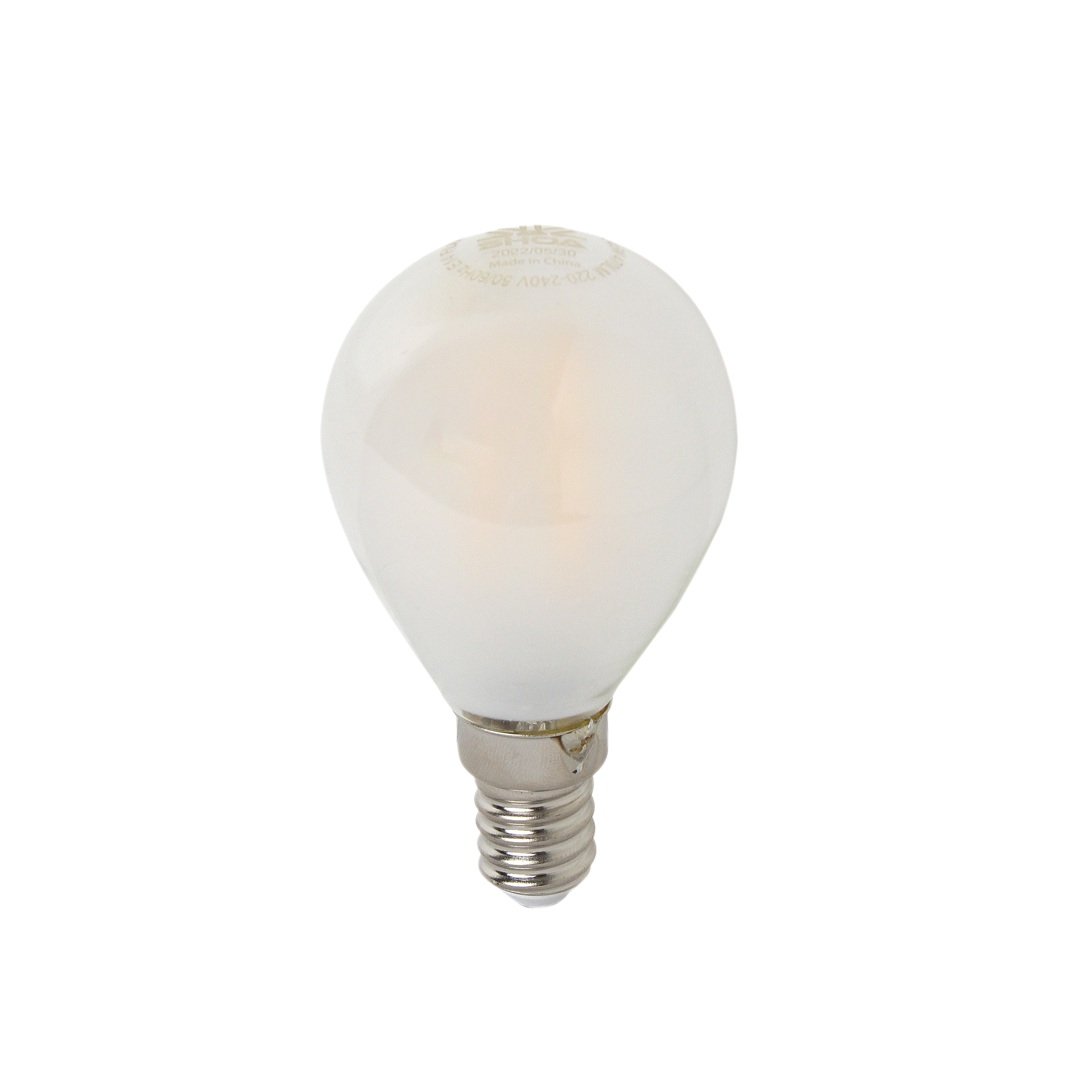لامپ فیلامنتی 4.5 وات شعاع مدل تخم مرغی مات پایه E14