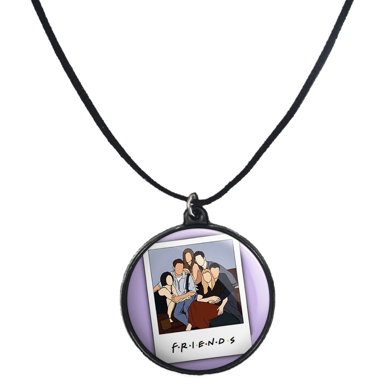 گردنبند پرمانه طرح فرندز کد pmb.8191 مدل دو طرفه