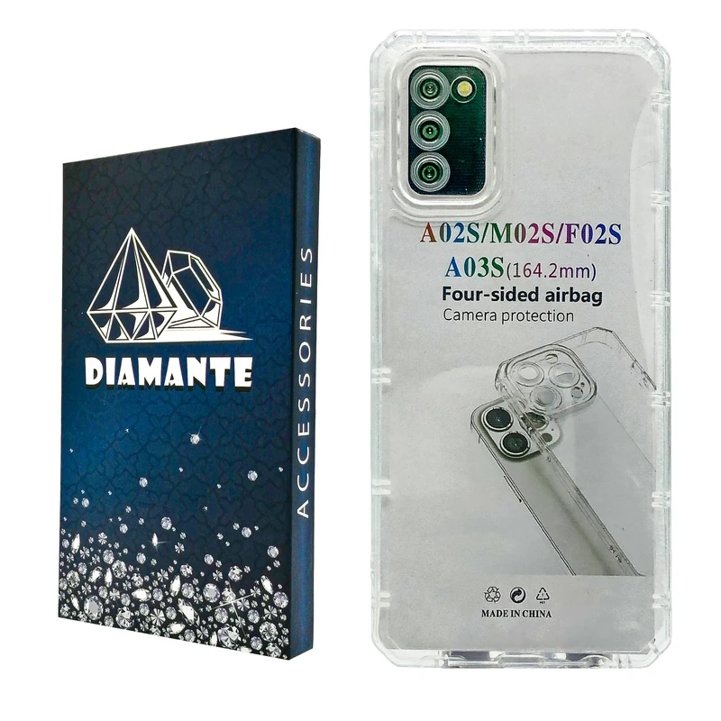 کاور دیامانته مدل Nahid Navy مناسب برای گوشی موبایل سامسونگ Galaxy A12 4G / M12