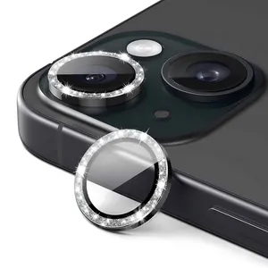 محافظ لنز دوربین چلیپا مدل Luminous مناسب برای گوشی موبایل اپل iPhone 15