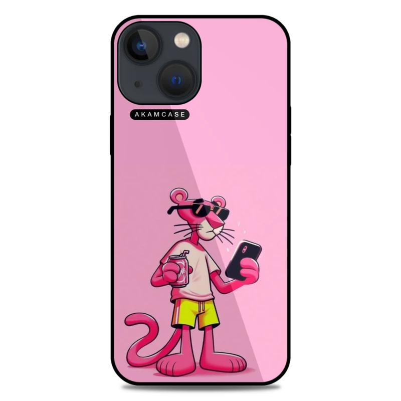 کاور آکام مدل AMC-WA13M-PINK PANTHER8 مناسب برای گوشی موبایل اپل iPhone 13 Mini
