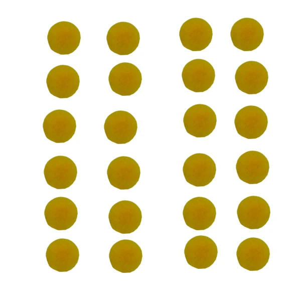 مهره مدل مخملی کد M0 183 مجموعه 24 عددی