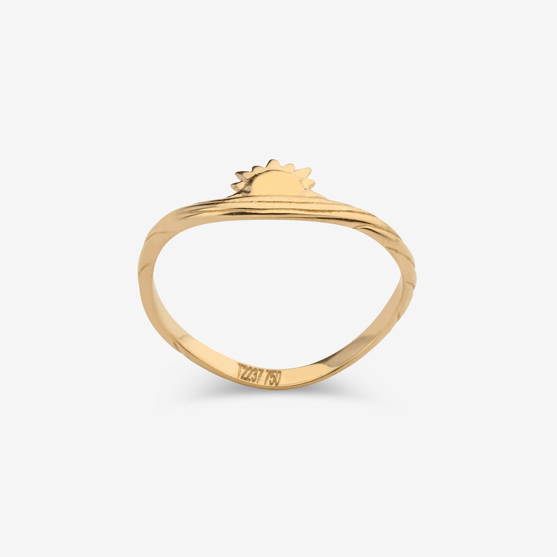 انگشتر طلا 18 عیار زنانه روبی آرت گالری مدل 110 سایز 53