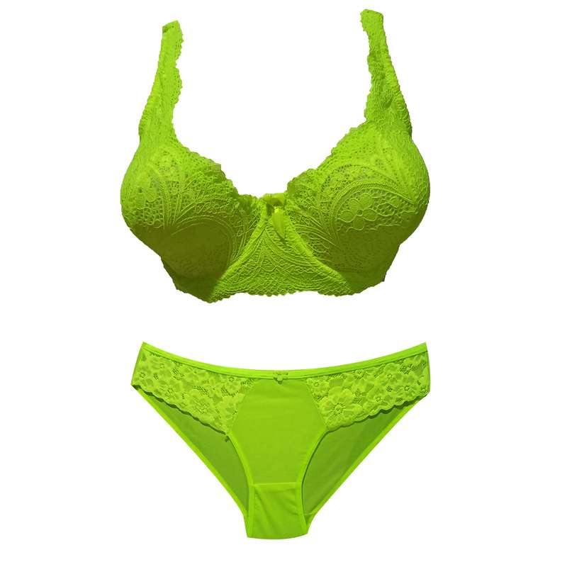 ست شورت و سوتین زنانه مدل گیپوری کد-fn-grn