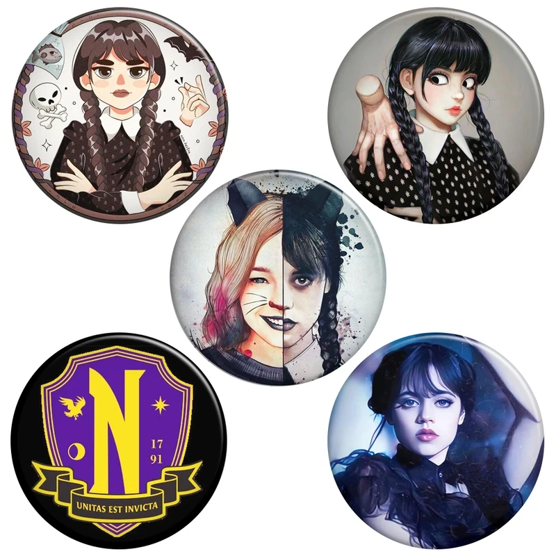 پیکسل ابیگل طرح سریال ونزدی جنا اورتگا کد 028 مجموعه 5 عددی