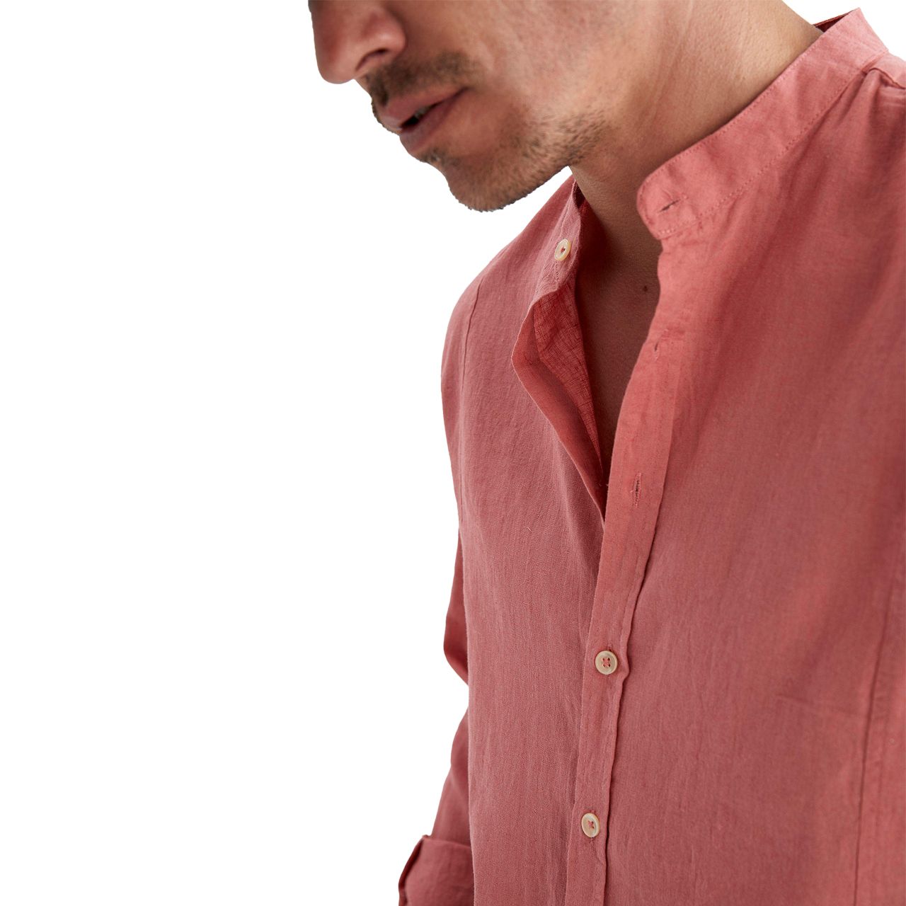پیراهن آستین بلند مردانه دفکتو مدل N6491AZBR268 -  - 4